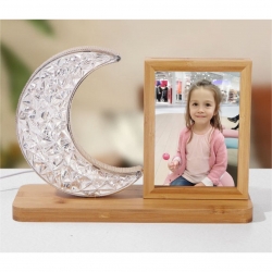 Lampa semiluna cu rama foto, Personalizare la comanda